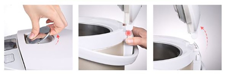 Ấm Điện Đun Nước 12 AUX HX-8511-Dung Tích 5L -Kiểm Soát Nhiệt Độ-Thiết Kế Tiết Kiệm Không Gian Bên Trong