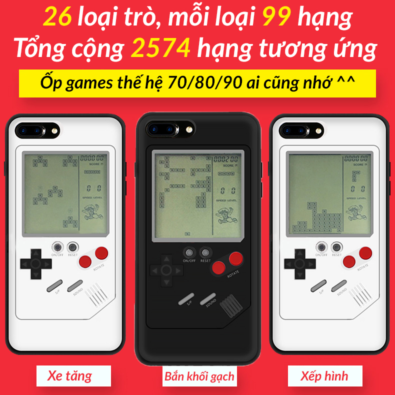 Ốp lưng kèm Máy chơi Gameboy iPhone 7 / 8