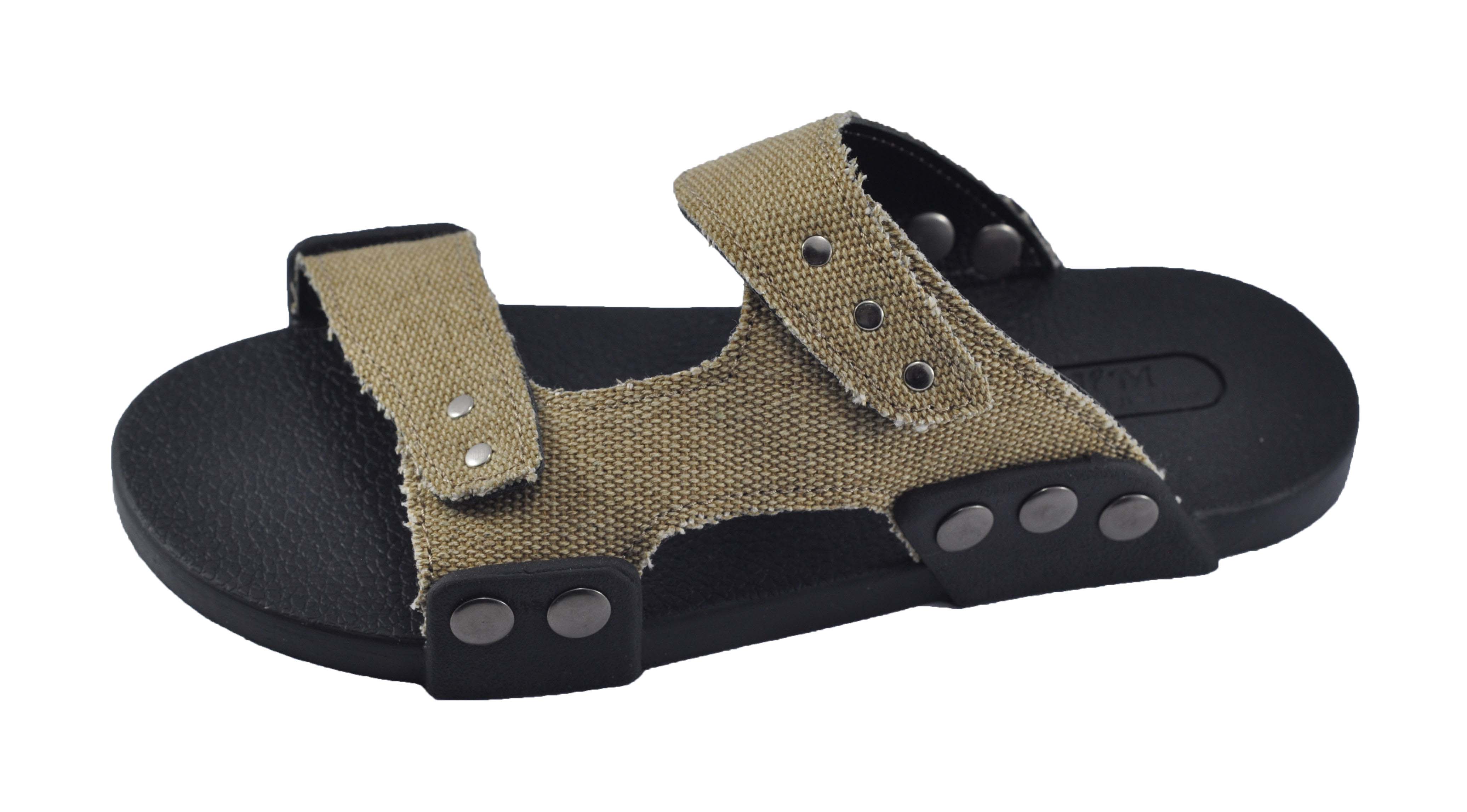 Dép nam vải bố thời trang - TSB-4C4 ( Vàng nhạt)