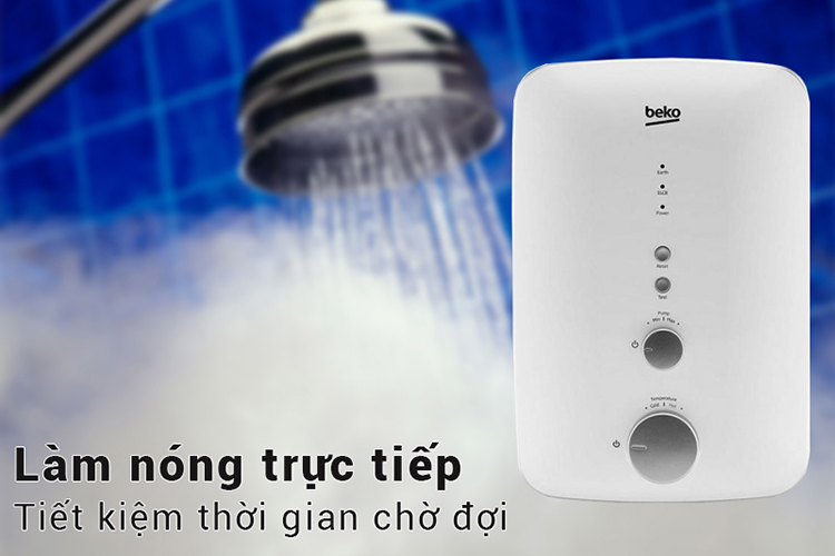 Máy Nước Nóng Trực Tiếp Có Bơm Beko BWI35S1A-213 (3500W)