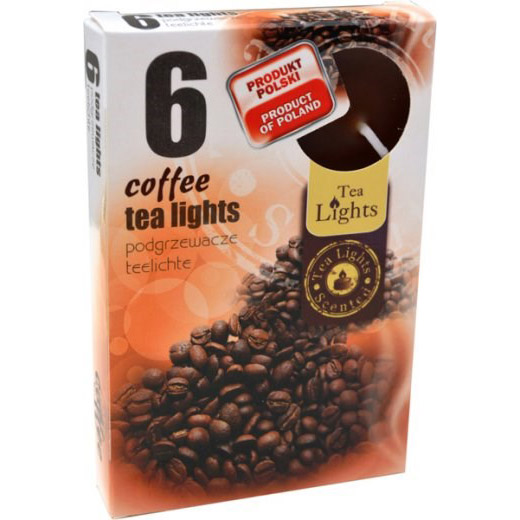 Hộp 6 nến thơm Tea lights Admit Coffee ADM6978 (Hương Cà phê)