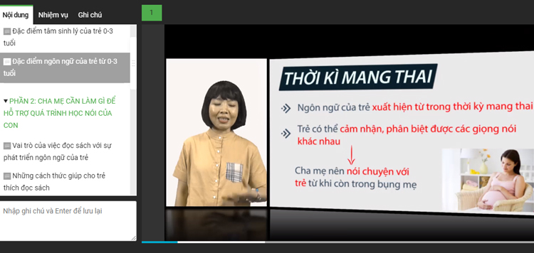 Khóa Học Phát Triển Ngôn Ngữ Cho Con Từ 0-3 Tuổi KYNA KID29