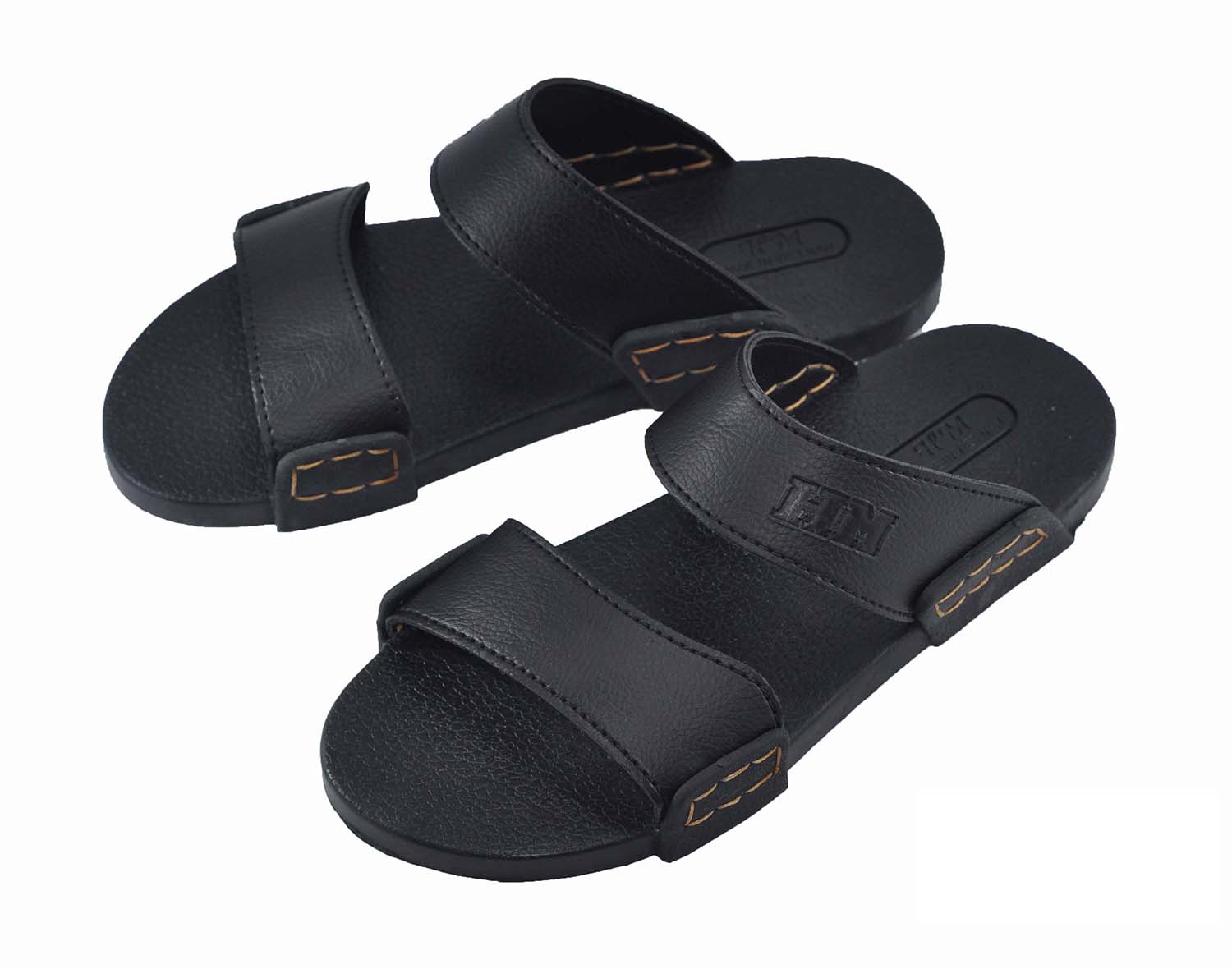 Dép nam da PU chất lượng cao bền đẹp - TPUC-11 ( Đen)