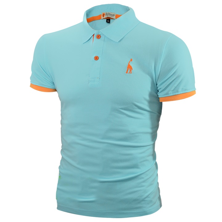 Áo Thun Polo Nam Chất Shop Hươu Cao Cấp ZR0005.(1) Màu Xanh Đen