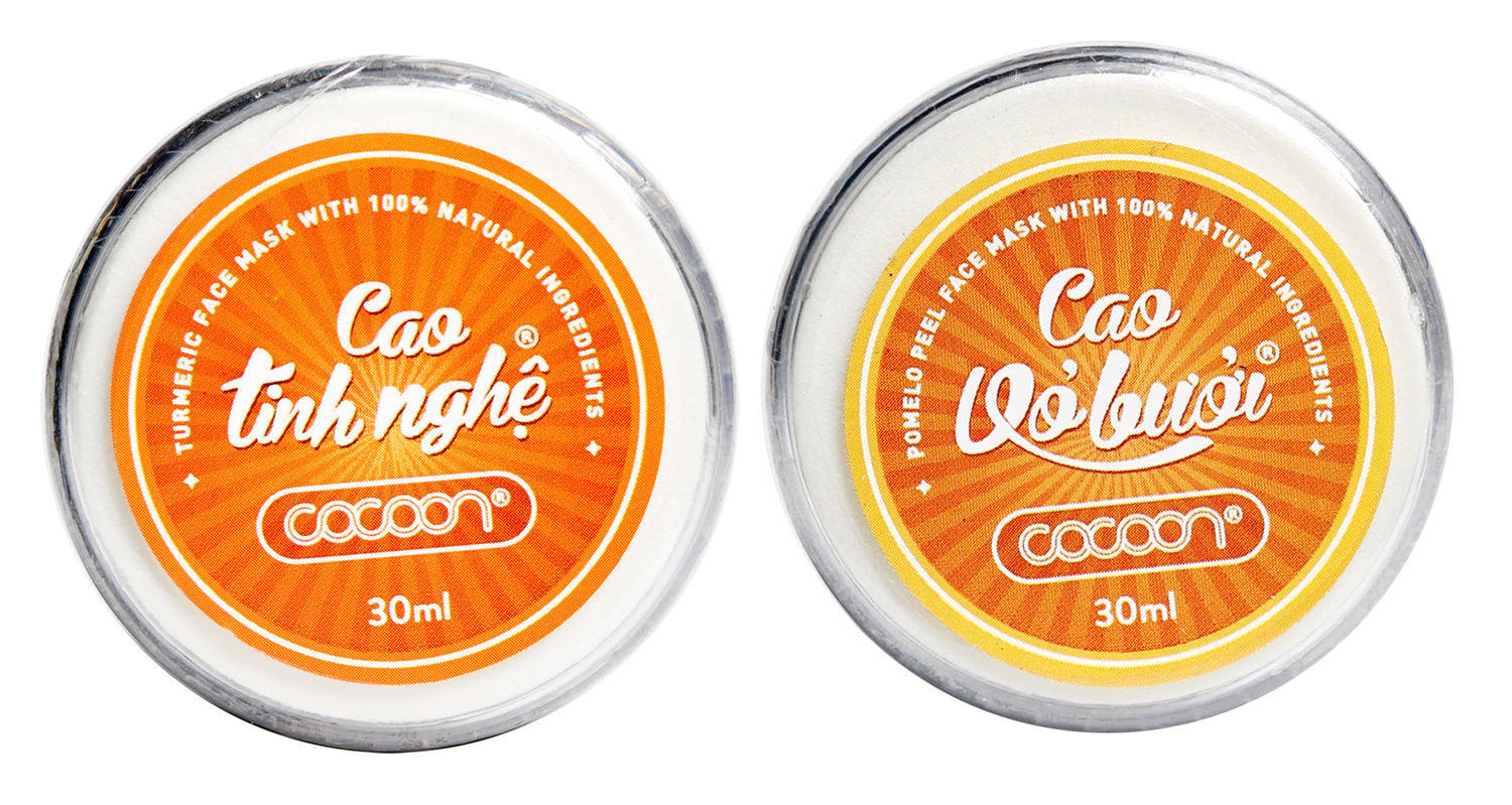 Bộ Cao vỏ bưởi (30ml) + Cao tinh nghệ (30ml) cocoon mờ thâm nám, tàn nhang