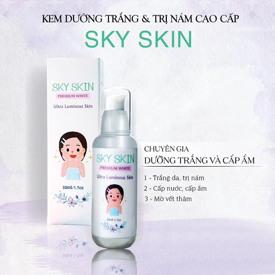 Kem Dưỡng Trắng & Trị Nám Cao Cấp Sky Skin (50ml)