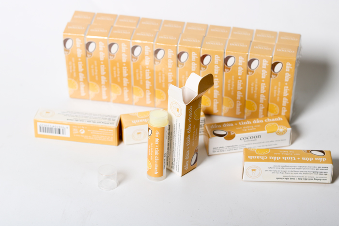 Combo 2 Son dưỡng môi lip balm Cocoon trị thâm môi, khô nứt môi