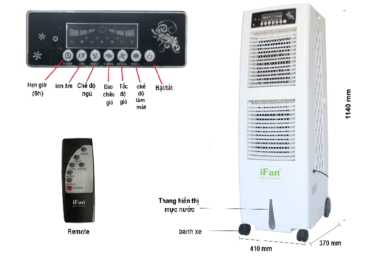 Quạt Hơi Nước iFan-400