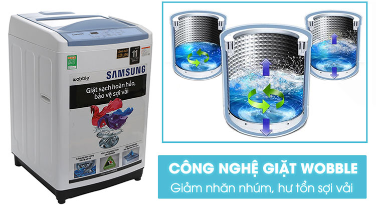 Máy Giặt Cửa Trên Samsung WA85M5120SW/SV (8.5kg) - Trắng