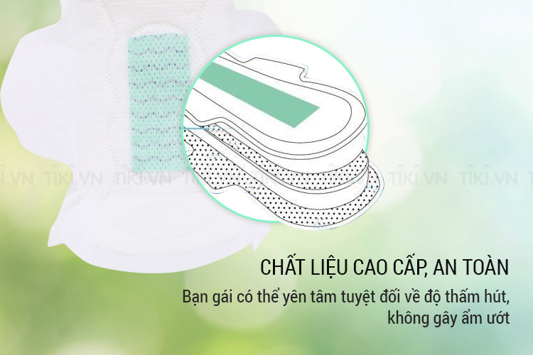 Băng Vệ Sinh Ban Đêm Nhật Bản Kiyomi (Gói 4 Miếng)