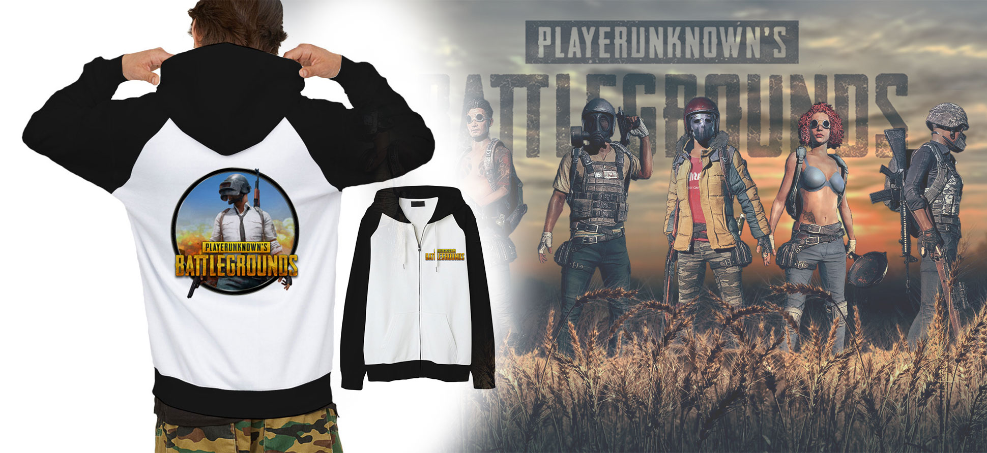 Áo Khoác Man Player PUBG 