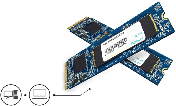 Ổ Cứng SSD Sata III M.2 120GB Apacer AST280