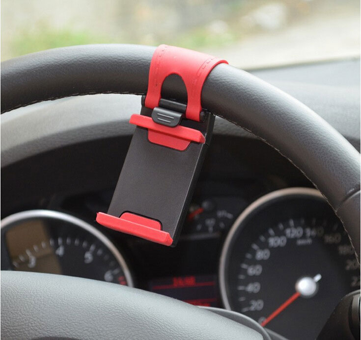 Giá kẹp điện thoại trên vô lăng