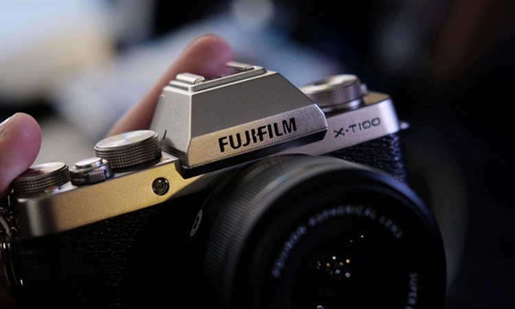 Máy Ảnh Fujifilm X-T100 Kit XC15-45mm f3.5-5.6 OIS (Vàng)