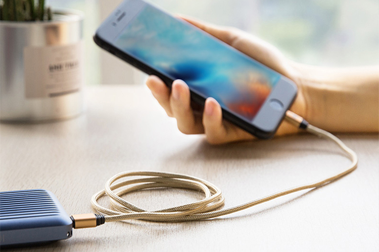 Dây Cáp Sạc Lightning Cho iPhone Rock M5 1m - Hàng Chính Hãng