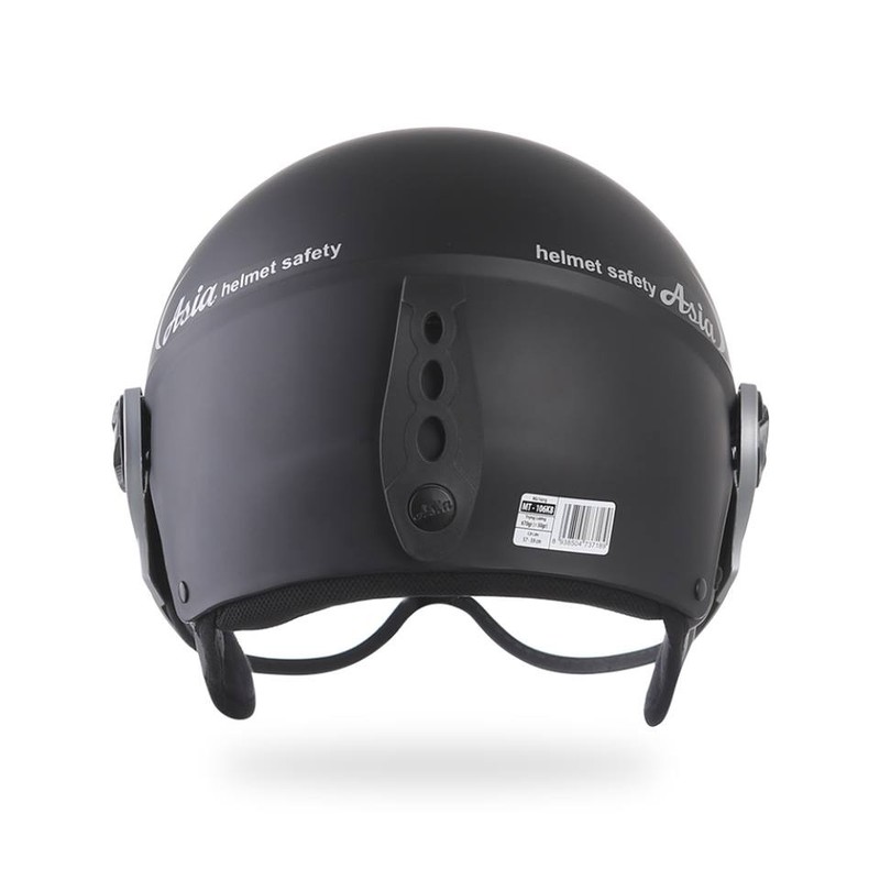 Mũ bảo hiểm có kính MT-106K đen mờ