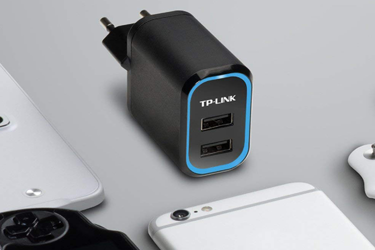 Adapter Sạc 2 Cổng TP-Link 40W - UP220 (Đen) - Hàng Chính Hãng