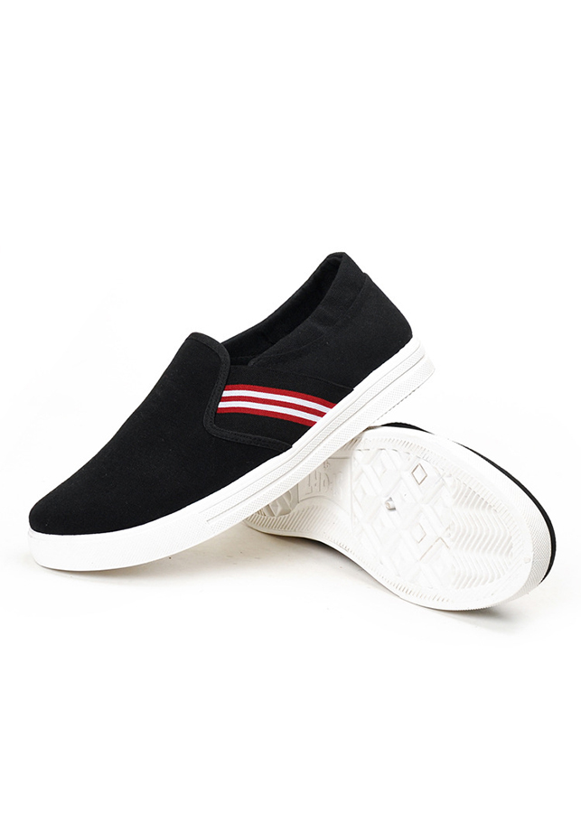 Giày lười vải nam phối sọc glk158