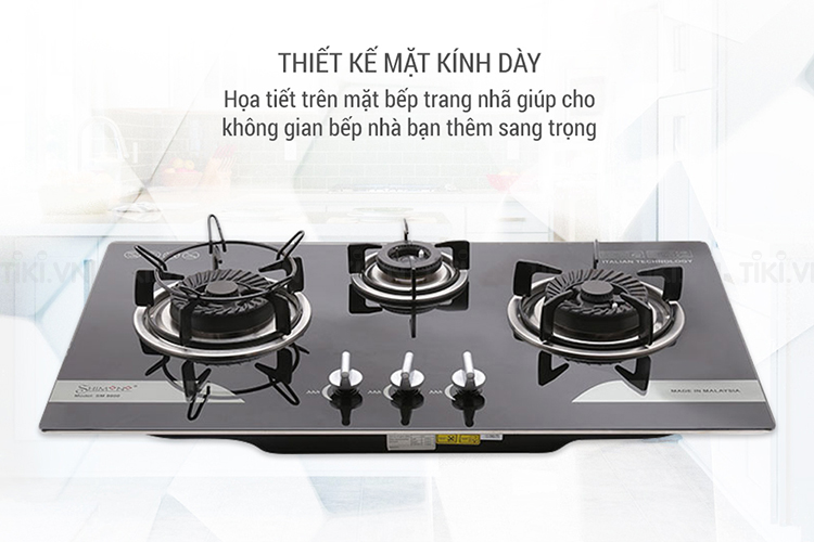 Bếp Gas Âm Shimono SM8800