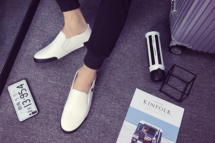 Giày Lười Da Nam Cross 