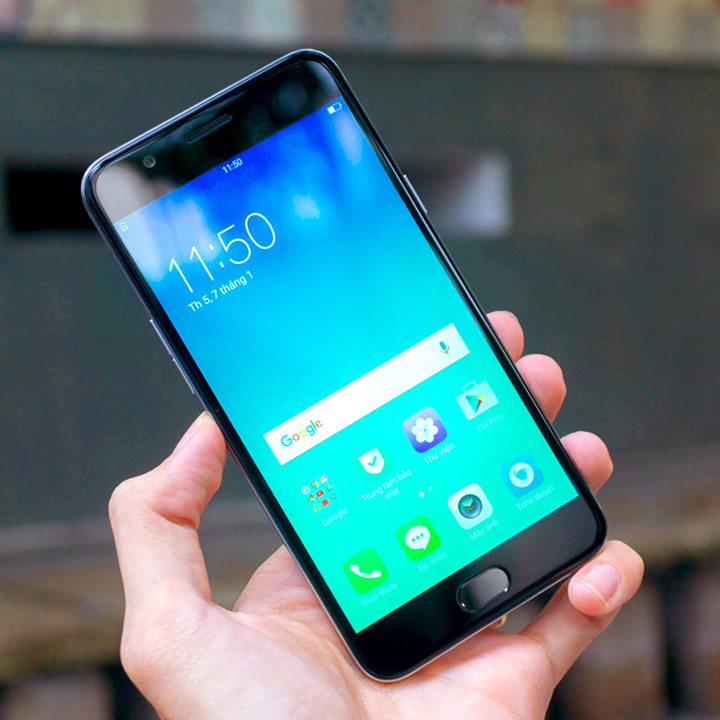 Kính Cường Lực 5D Full Màn Hình Dành Cho Oppo F1s - Màu Đen