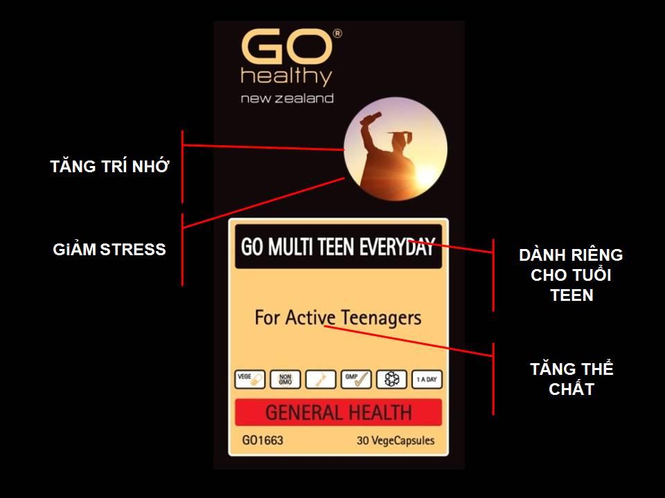 Go Multi Teen Everyday - Viên uống cho tuổi teen