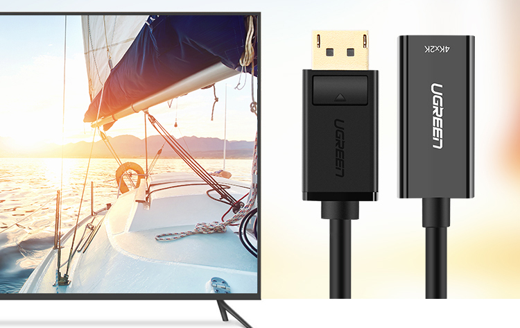 Cáp Chuyển Đổi Ugreen DisplayPort Sang HDMI 2.0 20363 - Hàng Chính Hãng