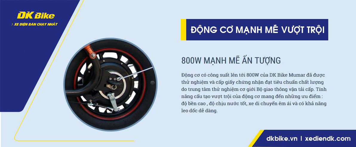 Xe Đạp Điện DK Bike Mumar - Xanh