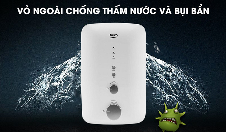 Máy Nước Nóng Trực Tiếp Có Bơm Beko BWI35S1A-213 (3500W)