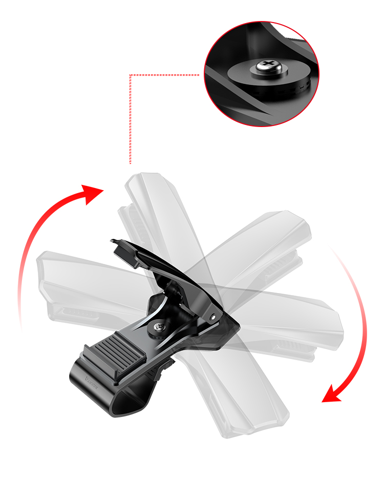 Giá Giữ Điện Thoại Cho Xe Hơi Baseus - Trắng