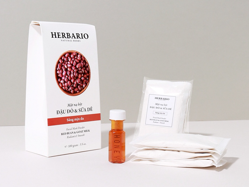 Combo bột yến mạch (100g) + Bột đậu đỏ & sữa dê (100g)