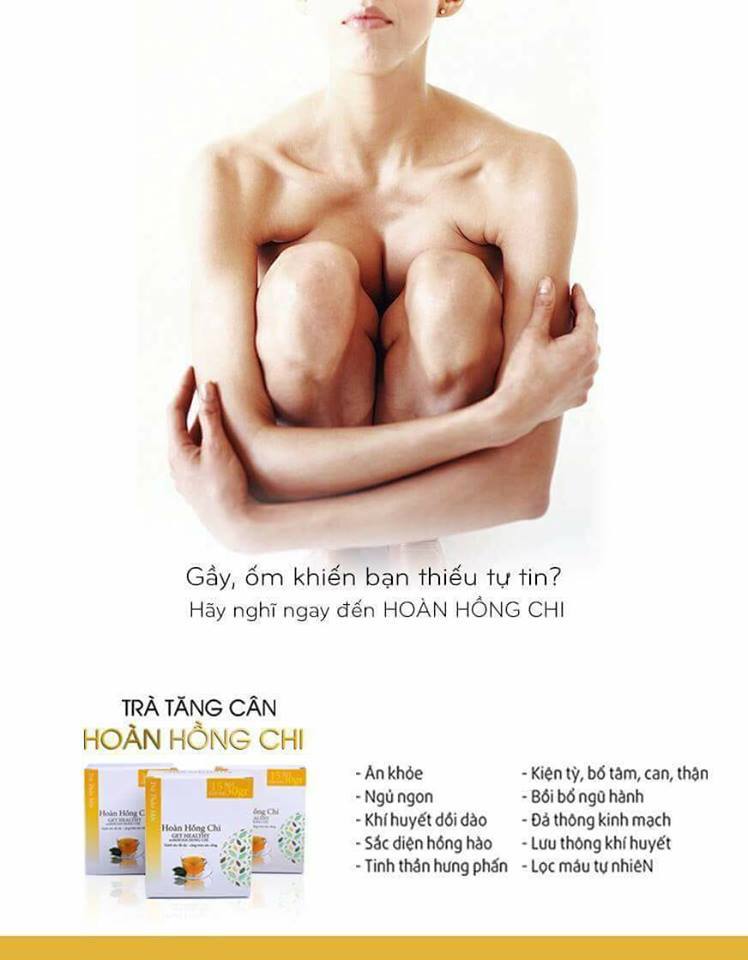 Trà tăng cân hoàn hồng chi hộp 15 gói/30g