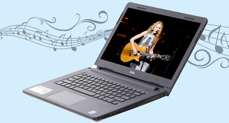 Laptop Dell Inspiron14 3462 6PFTF11 Pentium N4200/Free Dos (14 inch) - Black - Hàng Chính Hãng
