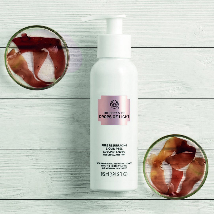 Tẩy Tế Bào Chết Dạng Kì The Body Shop Drops Of Light (145ml)