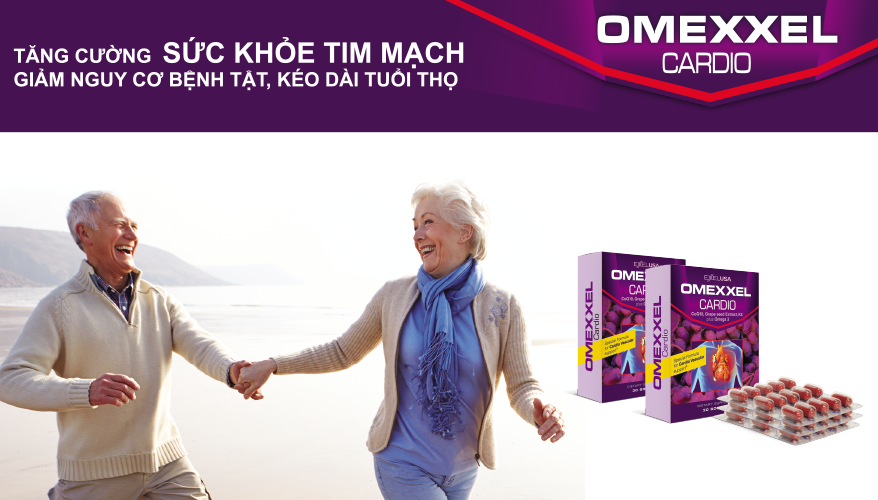 Thực Phẩm Chức Năng Viên Uống Hỗ Trợ Tim Mạch Omexxel Cardio (30 Viên)