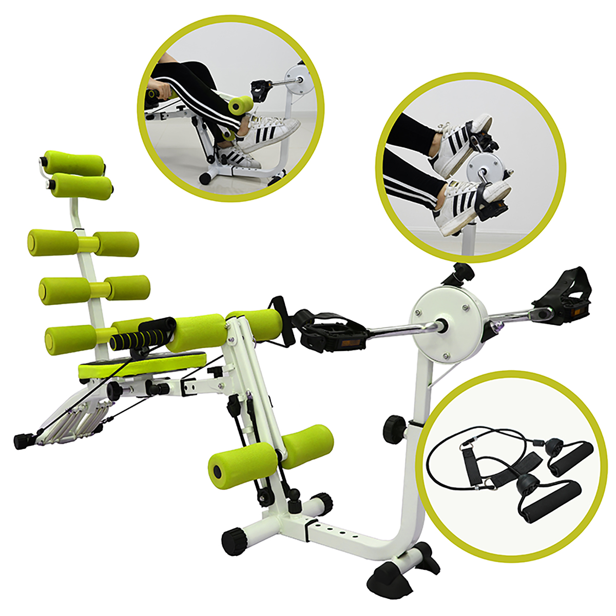 BG Máy tập cơ bụng đa năng New Six pack Care - Green