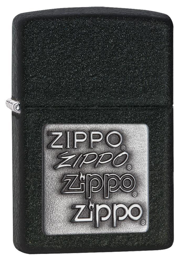 Zippo-Pewter-Emblem-Black-Crackle-363-1