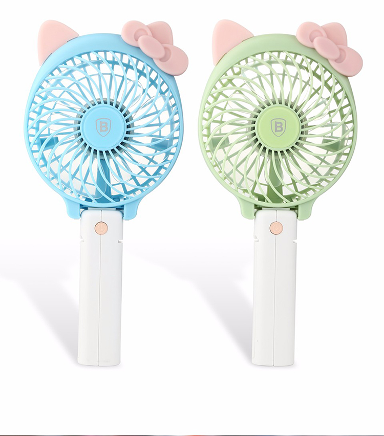 Quạt Baseus, Quạt USB, USB mini , Cho Fan Phim Hoạt Hình Alice, Cải Tiến Phiên Bản Xanh Lá Cây