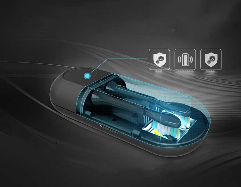 Bàn Chải Đánh Răng Sạc Điện Cảm Ứng Dành Cho Người Lớn Lebond M9 – Sóng Âm, Rung Tự Động - Trắng Tinh