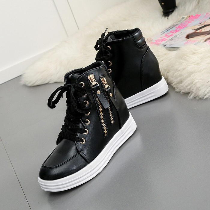 Giày boot nữ cổ cao cá tính BM065D