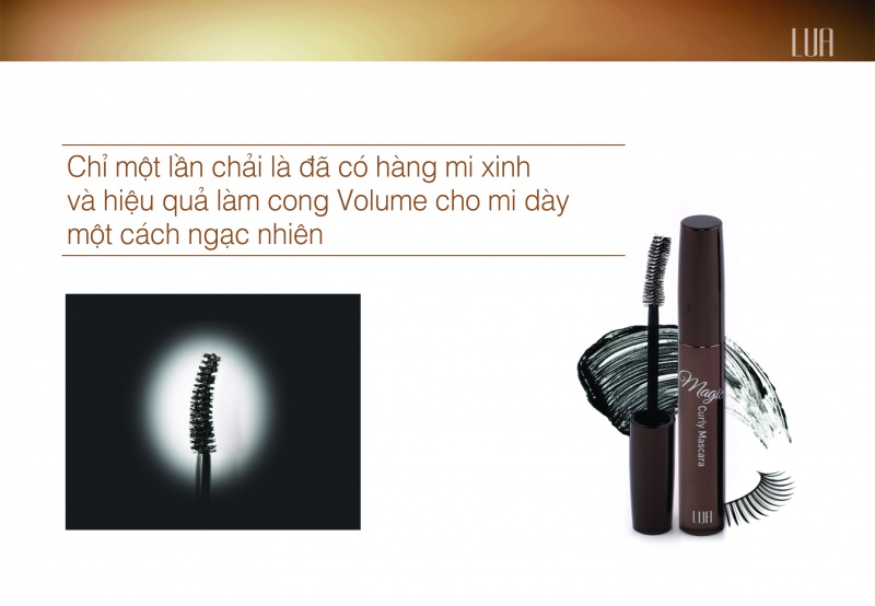 MASCARA Dày mi LUA MAGIC CURLY Korea