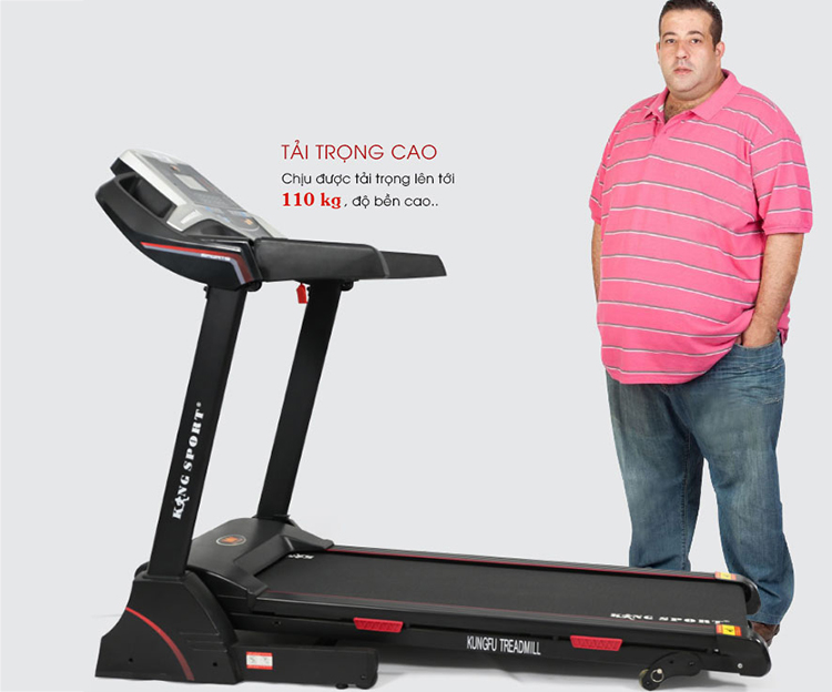 Máy Chạy Bộ Kingsport Kungfu Đơn Năng (Trắng)
