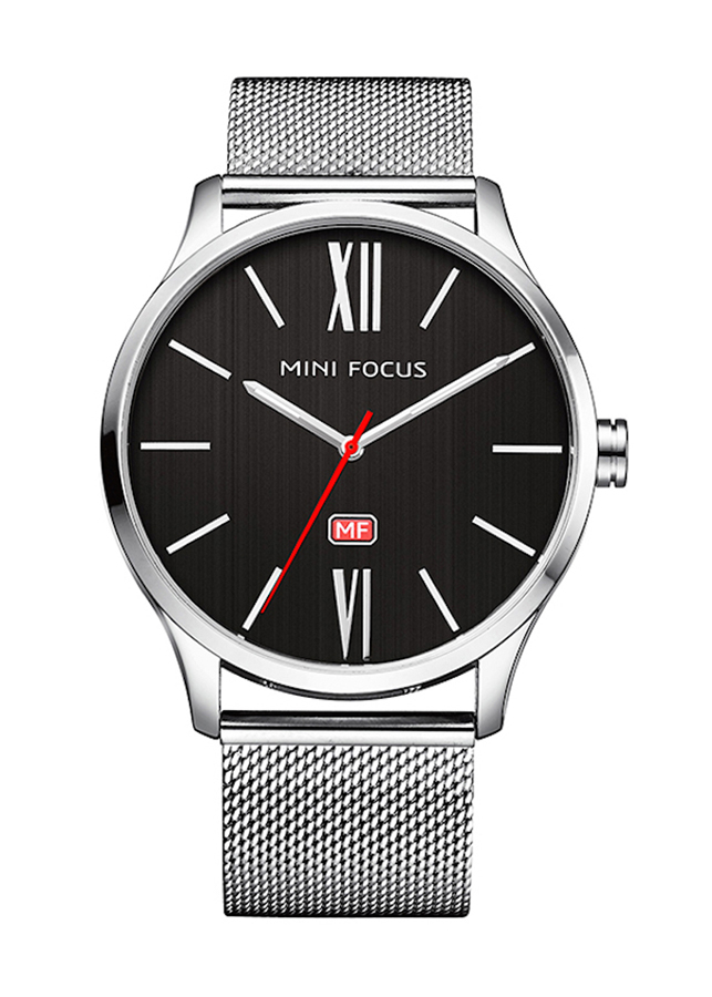 Đồng hồ nam Mini Focus dây thép lưới cao cấp đẳng cấp doanh nhân JS-MF018