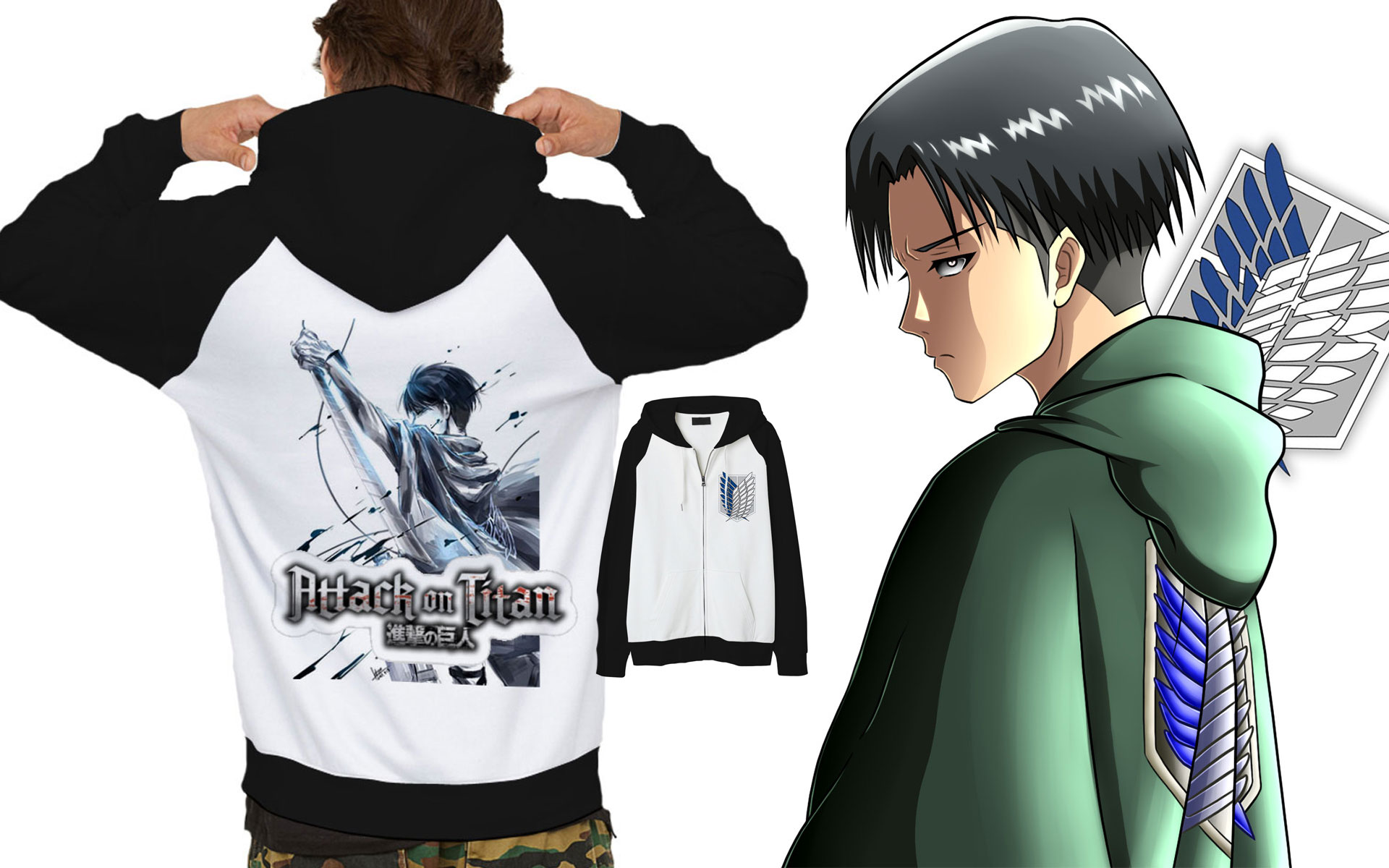 Áo Khoác Attack On Titans Levi