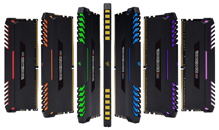 Bộ 2 Thanh RAM PC Vengeance RGB 8GB DDR4 2666MHz LED RGB - Hàng Chính Hãng