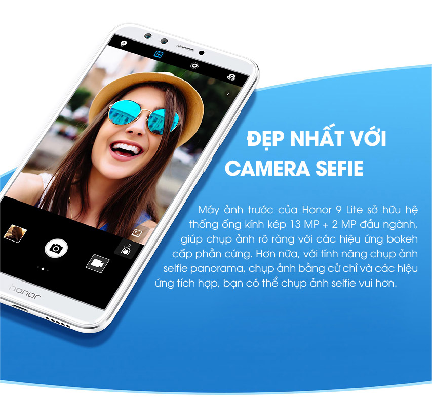 Điện Thoại Honor 9 Lite 32GB/3GB 4 Camera, 5.65" FHD+ - Hàng Chính Hãng