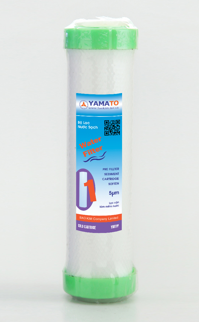 Bộ lọc nước thô đầu nguồn 3 cấp lọc 10inch Yamato YMTH10-3T