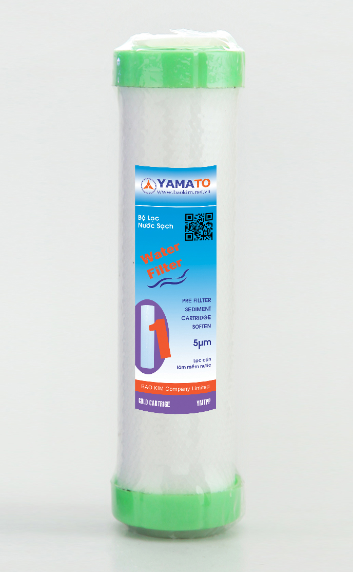 Bộ lọc nước thô đầu nguồn 2 cấp lọc 10inch Yamato YMTH10-2X