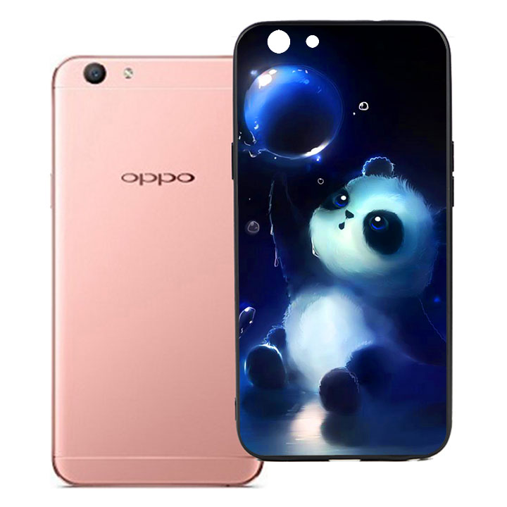 Ốp lưng viền TPU cao cấp cho Oppo F1s - Panda