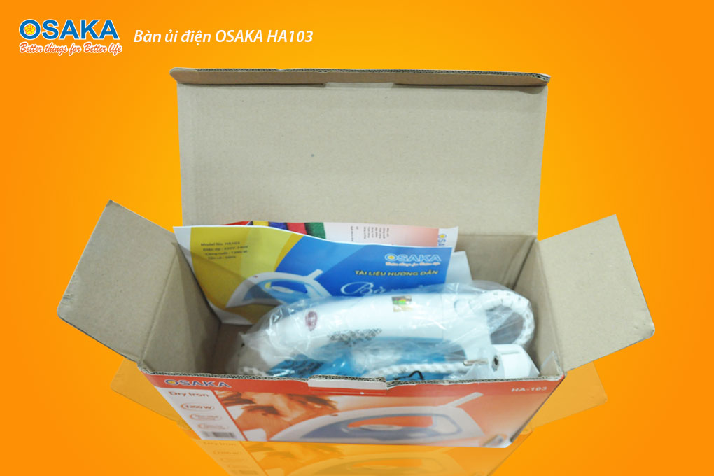 Bàn Ủi Khô Osaka HA103 (1200W)